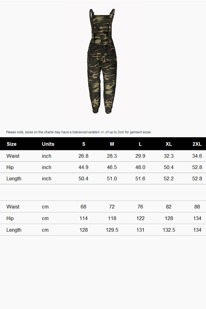 Camo Cargo Jumpsuit