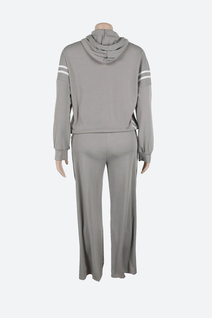 Stripe Hoodie & Pants Set
