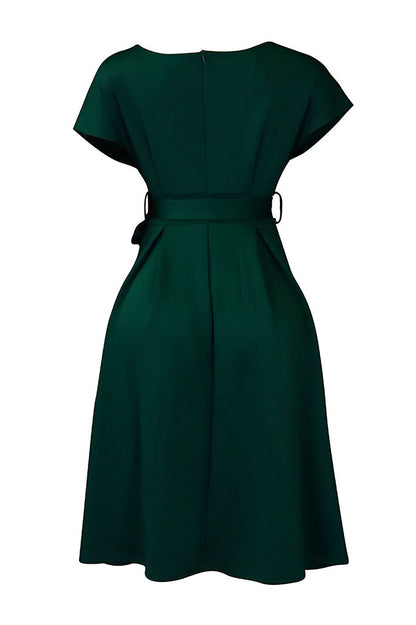 Fallen Shoulder Midi Dress