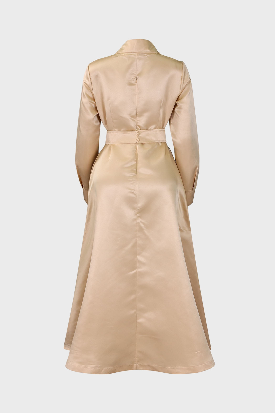Solid Shirt Dress