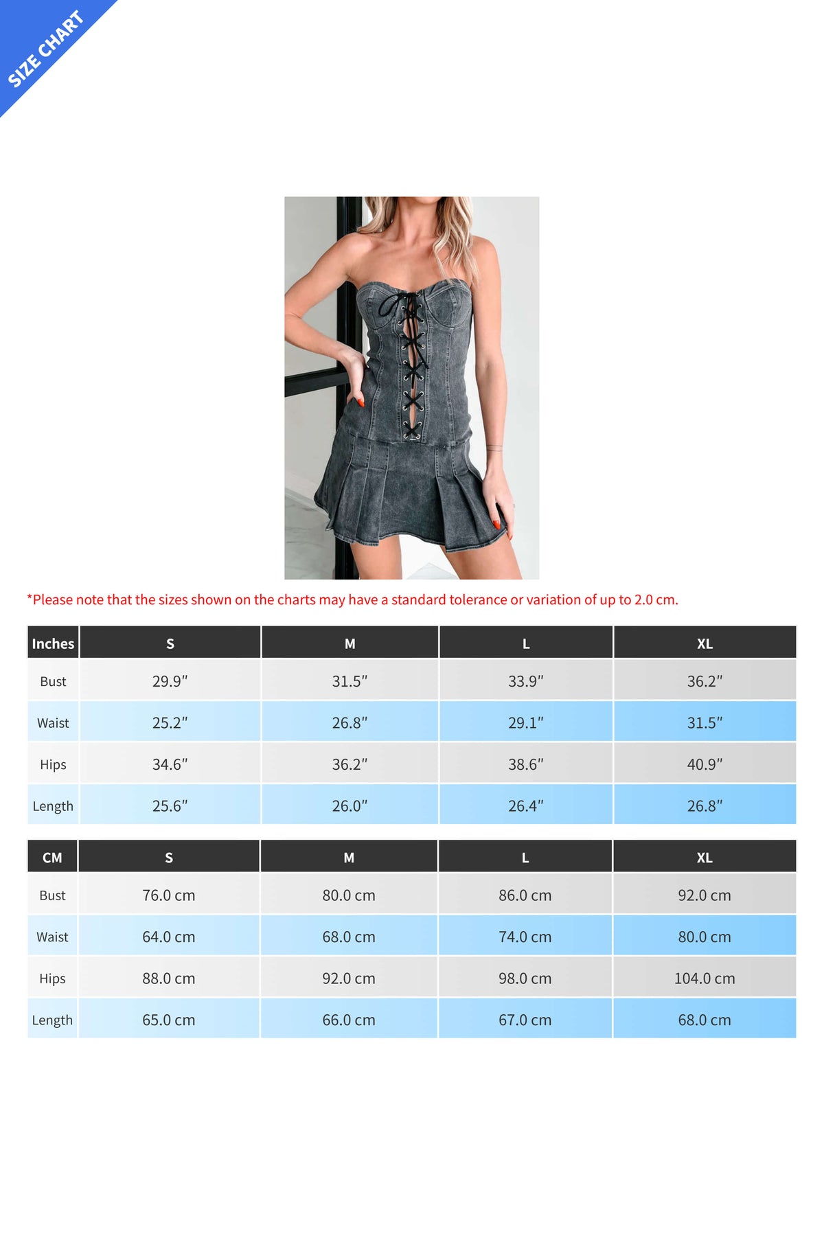 Pleated Lace-Up Mini Dress