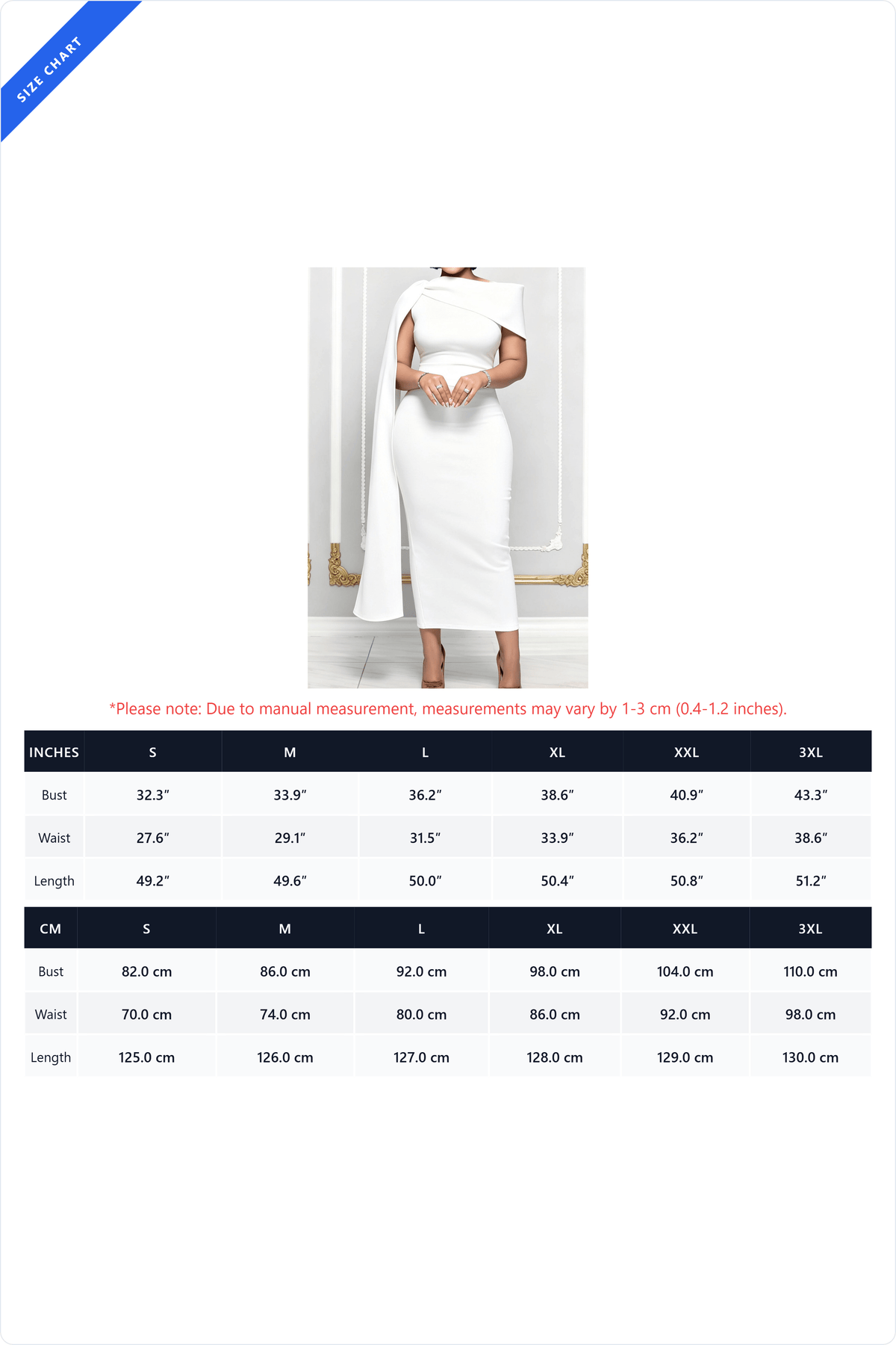 Elegant Asymmetric Draped Cape Maxi Dress