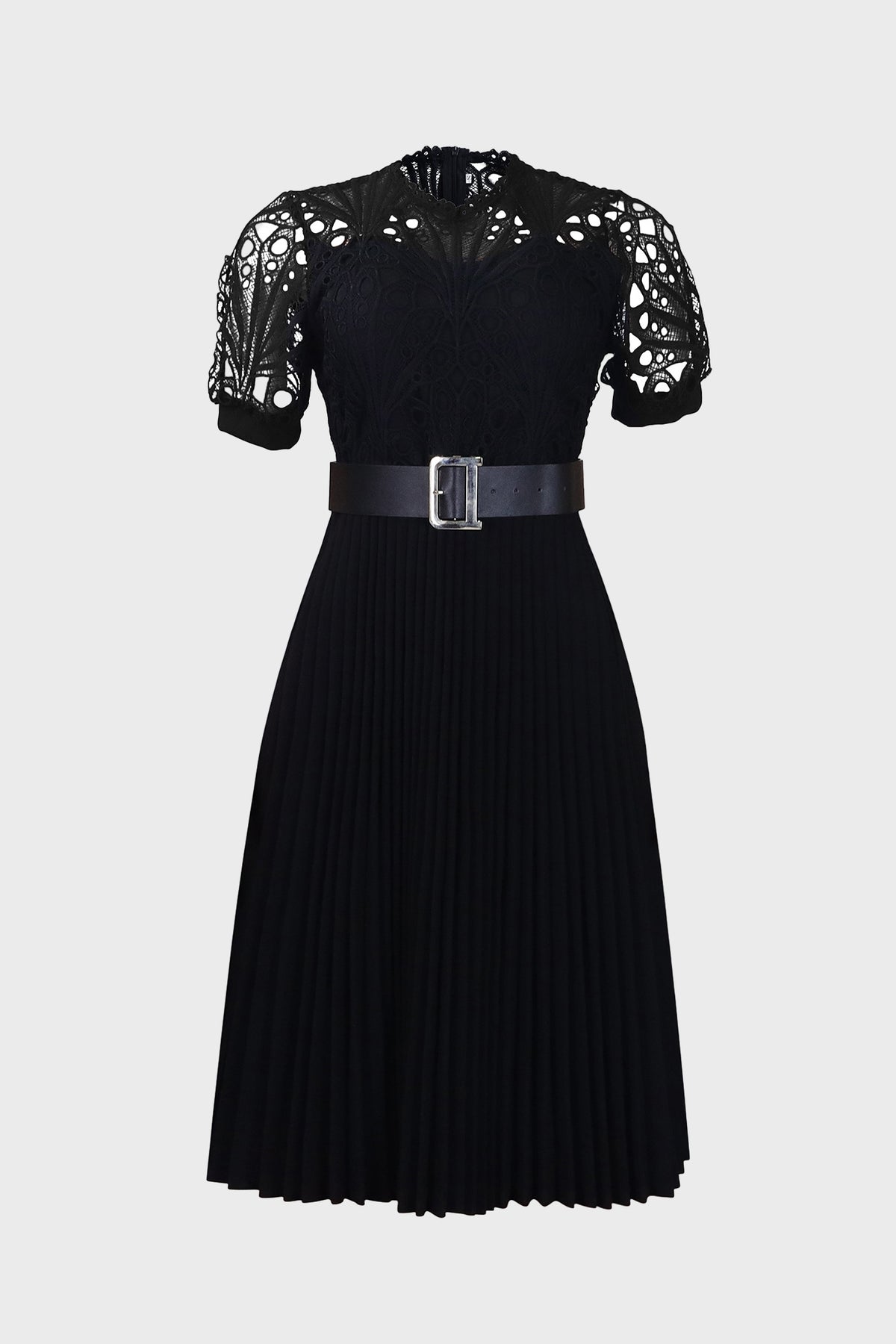 A-Line Pleated Dress