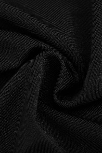 Draped Halter Hardware Mini Dress