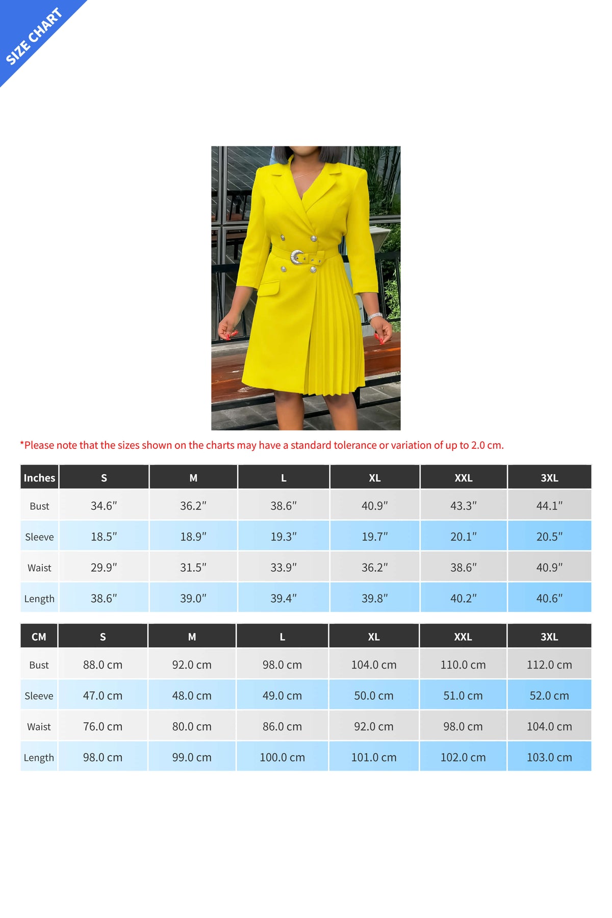 Pleated Patchwork Midi Blazer Dress