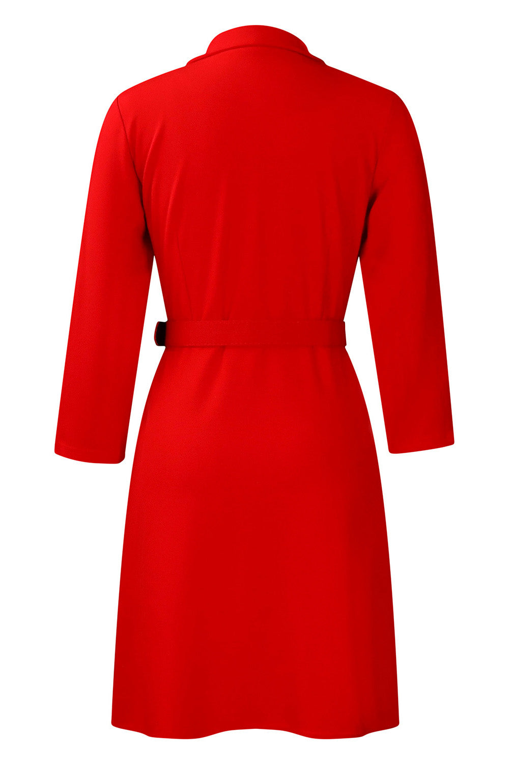 Pleated Patchwork Midi Blazer Dress