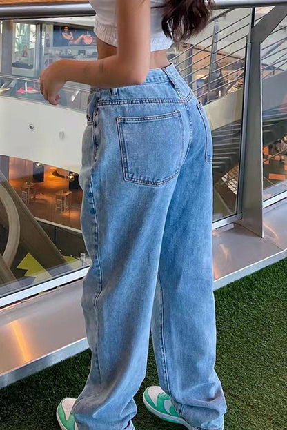 Vintage Loose Washed Jeans