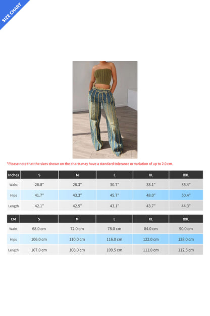 Vintage Wash Seam Straight Leg Jeans