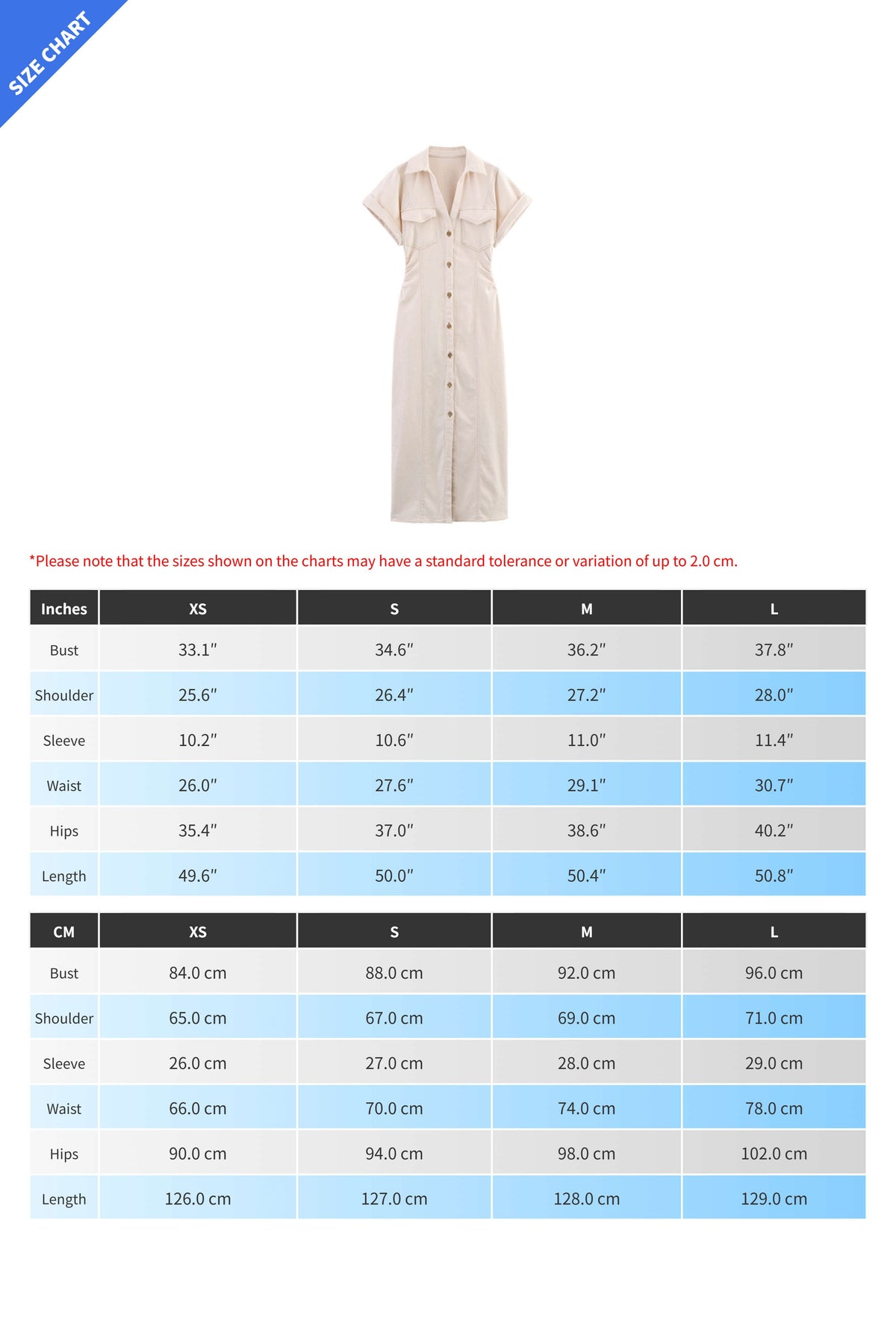 Denim Button Short Sleeve Dress