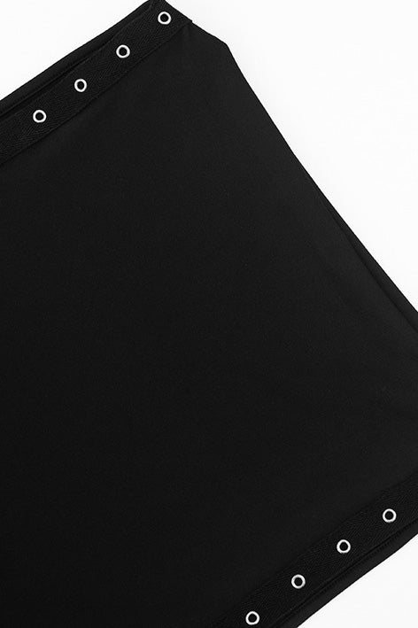 Studded Side Cut-Out Mini Dress