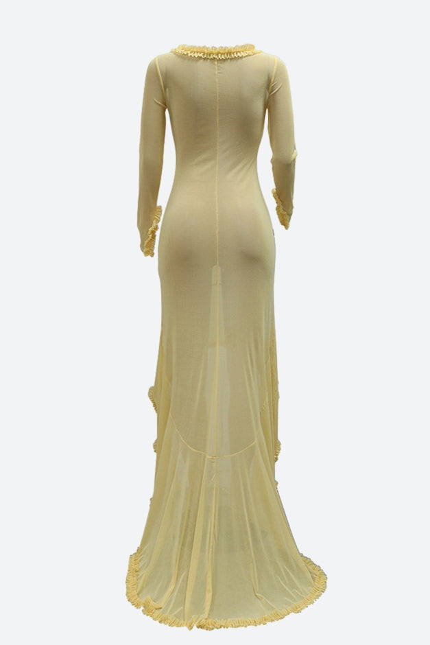 Maxi Ruffle Dress