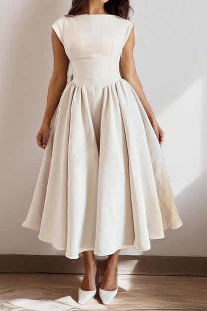 Elegant Sleeveless Backless Slim Fit Dress