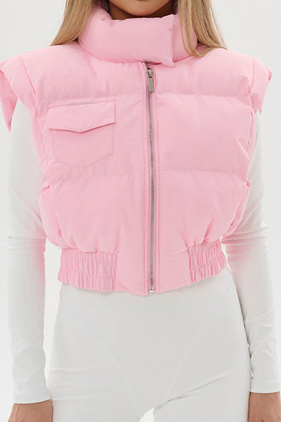 Stand Collar Padded Jacket