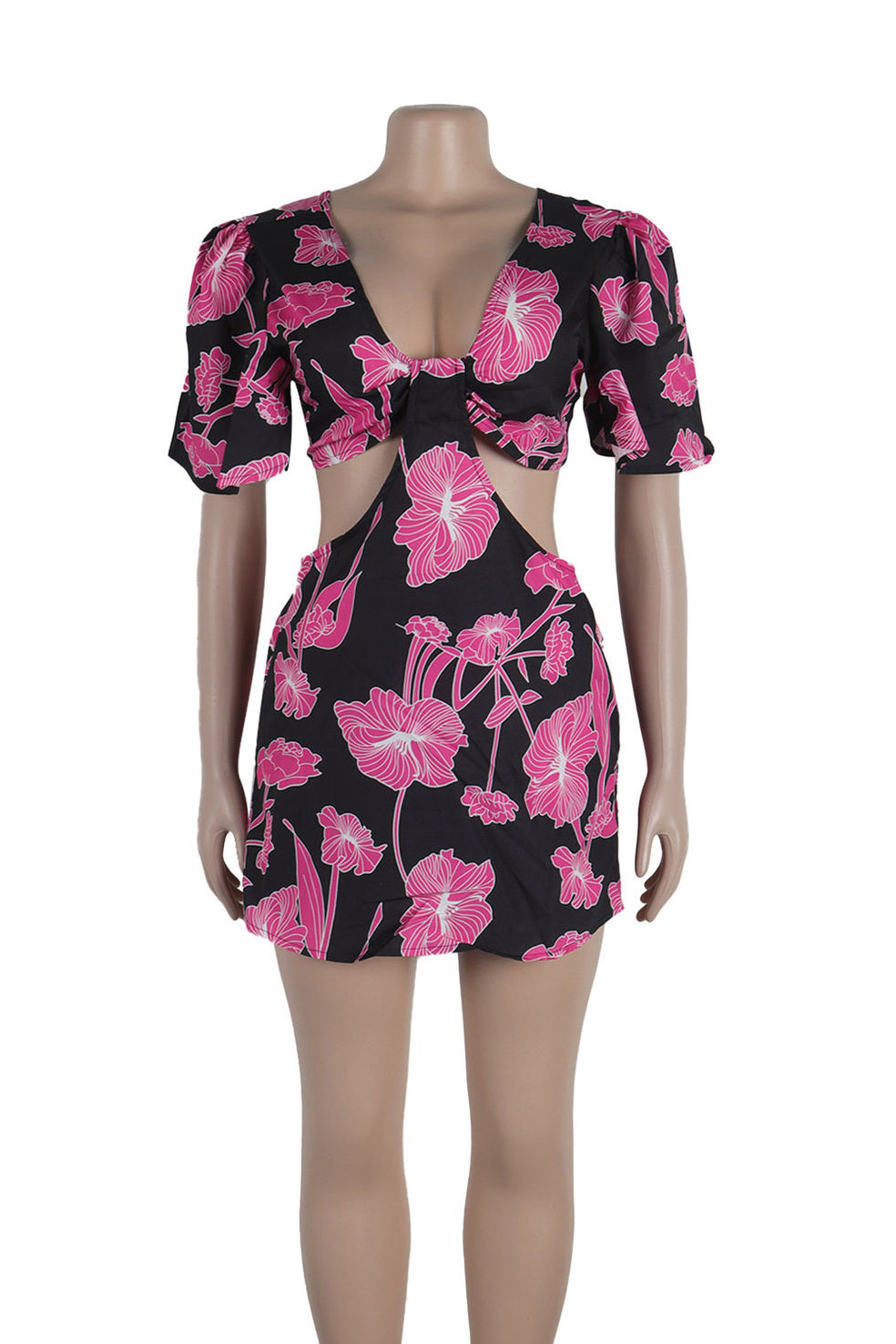 Printed Romper Dress