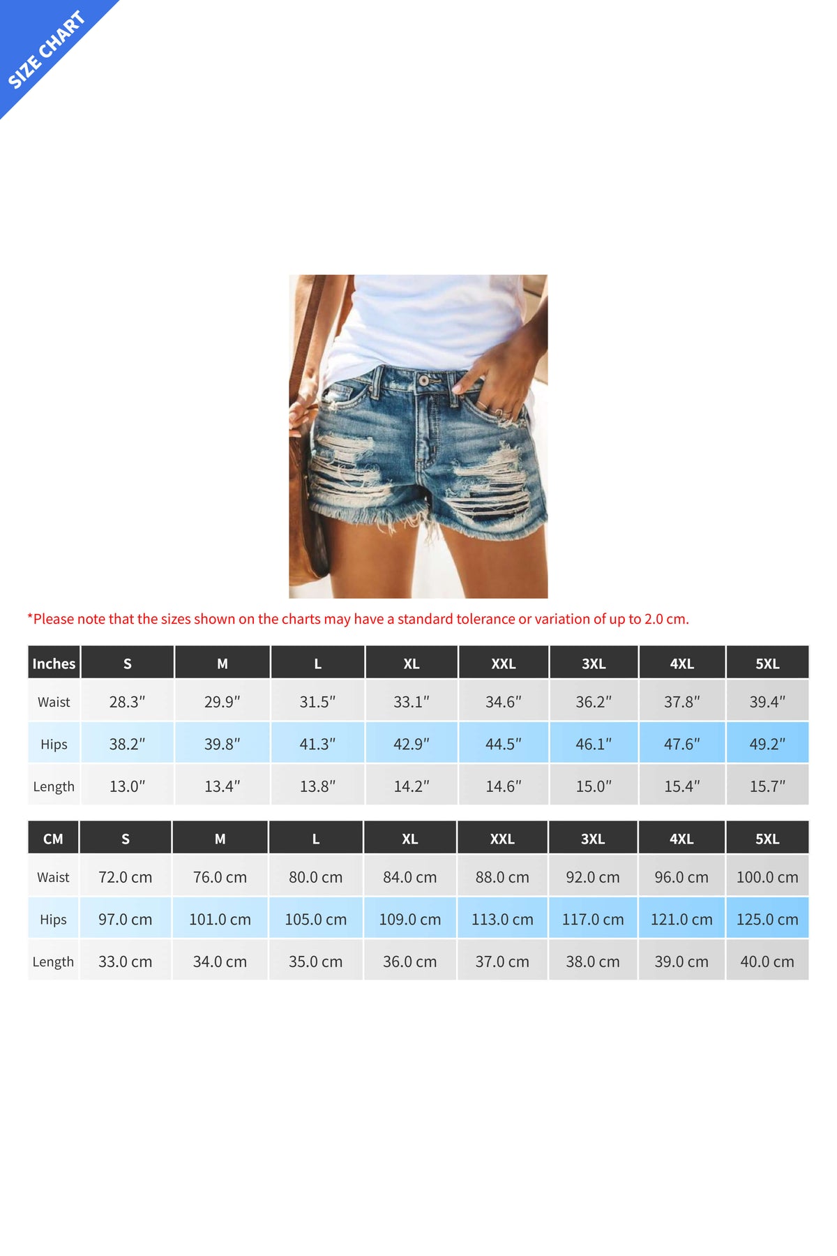 High Waist Frayed Hem Denim Shorts Distressed