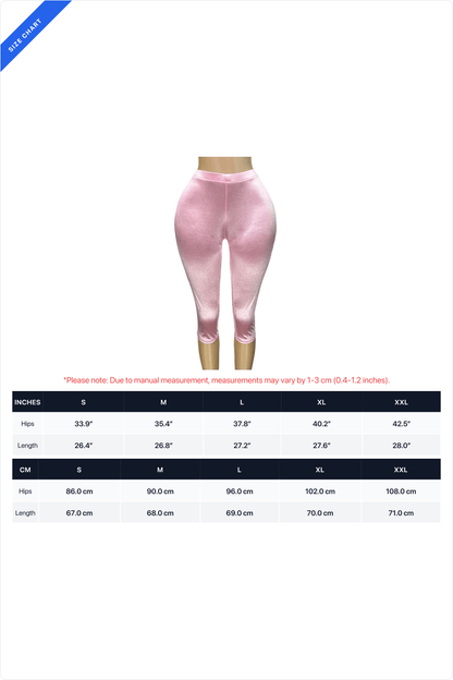 Stretch Satin Capri Pants