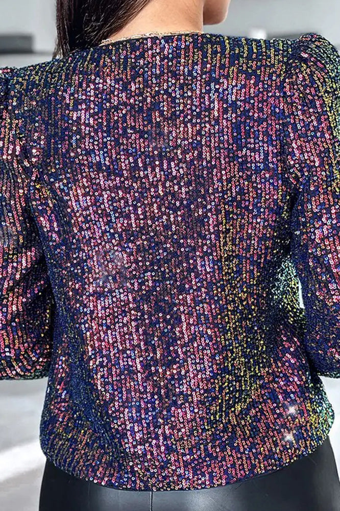 Multi Color Sequin Jacket