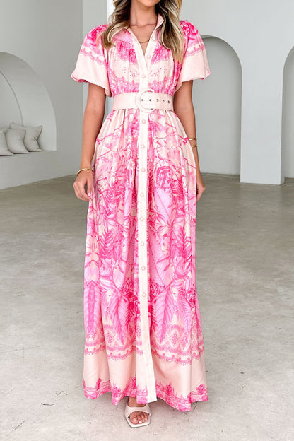 Tiered Ruffle Maxi Dress