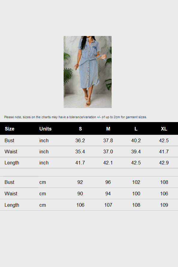 Denim Shirt Dress