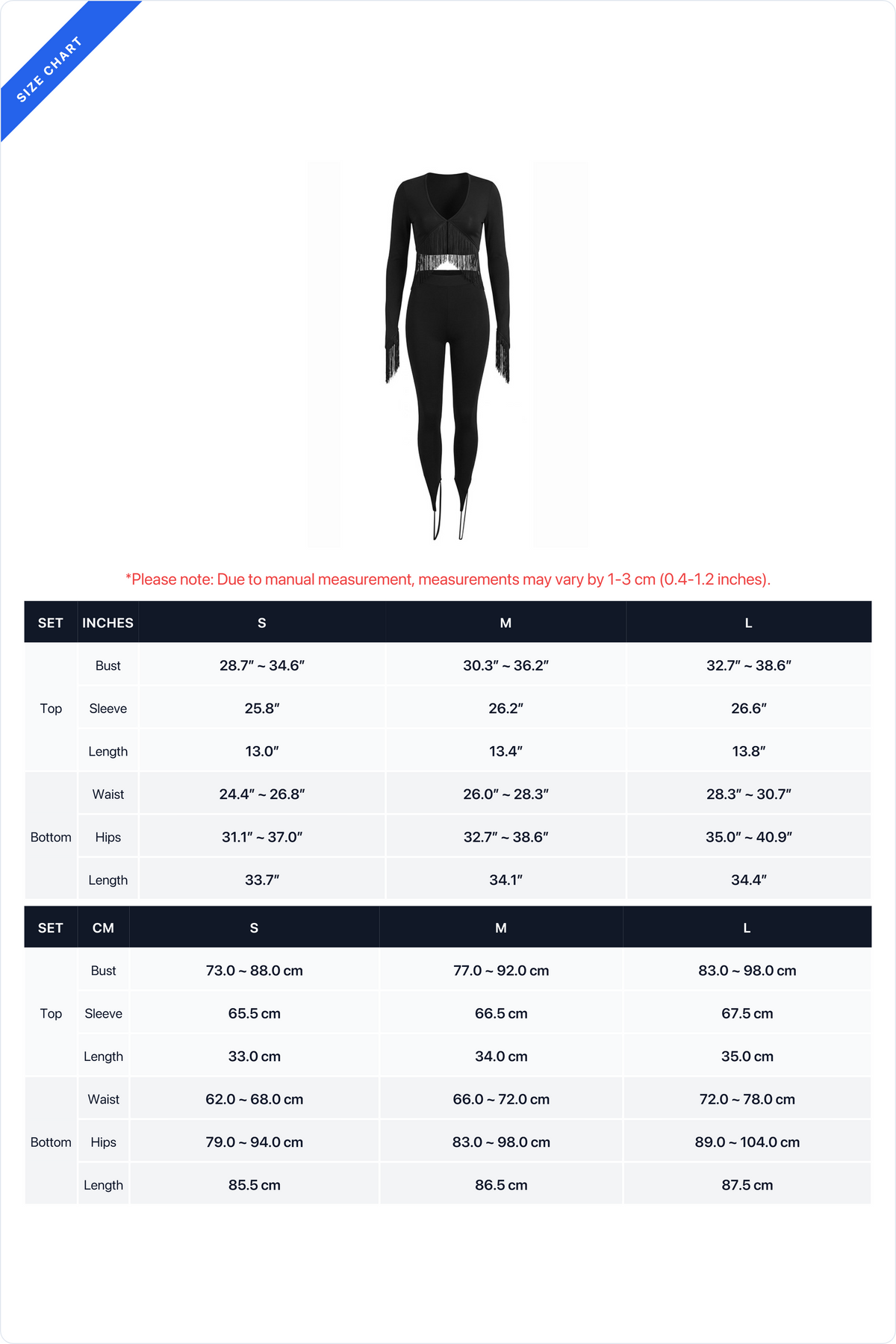Fringe Crop Top & Stirrup Leggings Set