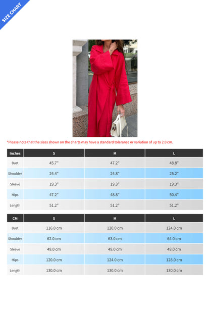Loose Robe-Style Belted Maxi Dress