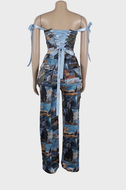 Drawstring Pant Sets