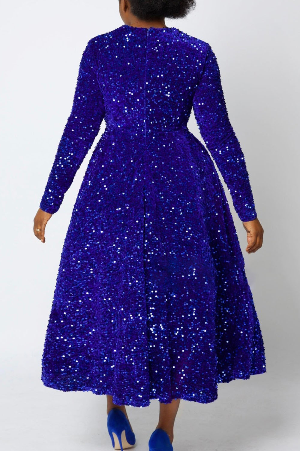 Sequin Long Sleeve Dresses