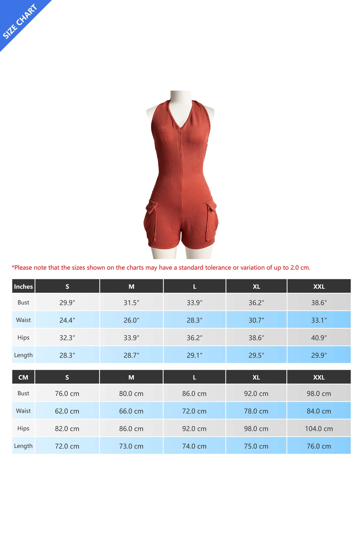 Halter Neck Pocket Slim-Fit Backless Rompers