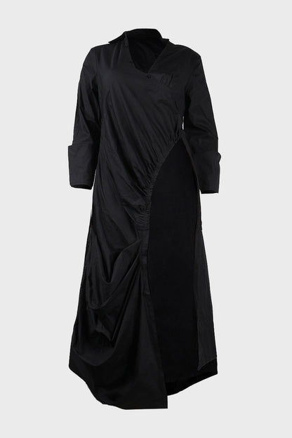 Deep V Side Slit Slim Nightclub Maxi Dress