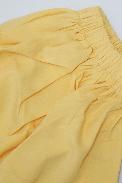 Solid Off-The-Shoulder Bubble Hem Mini Dress