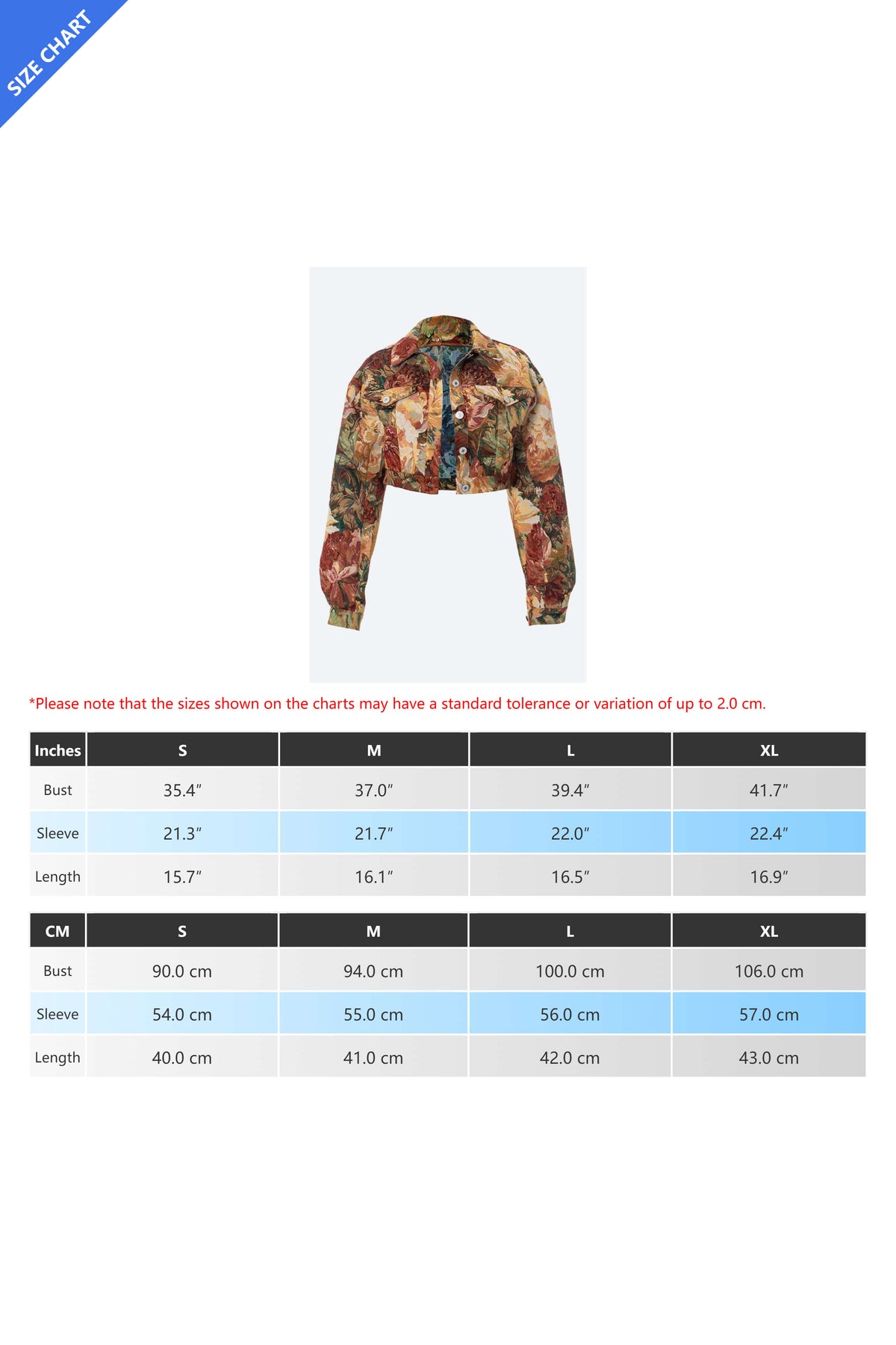 Floral Cropped Jacket