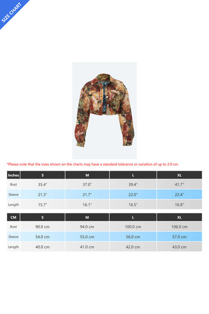 Floral Cropped Jacket