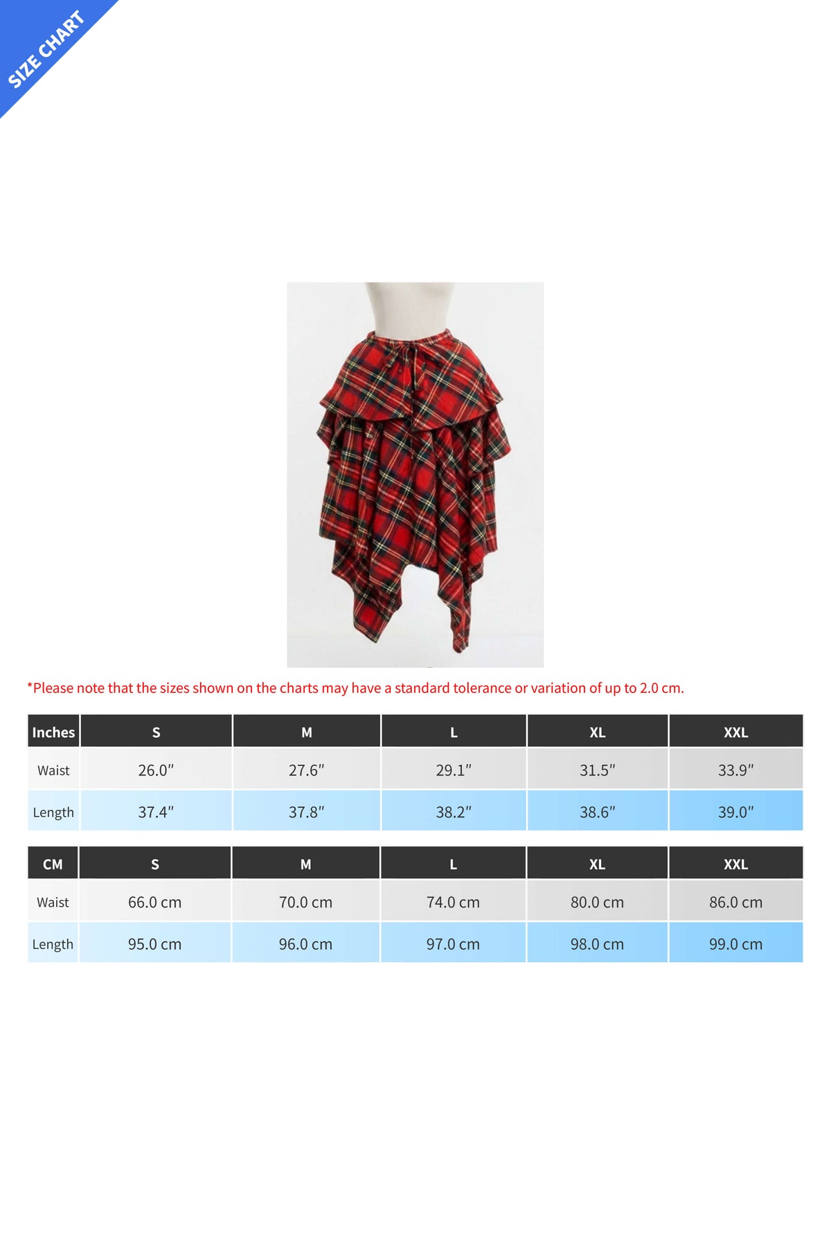 Layered Asymmetrical Handkerchief Skirt