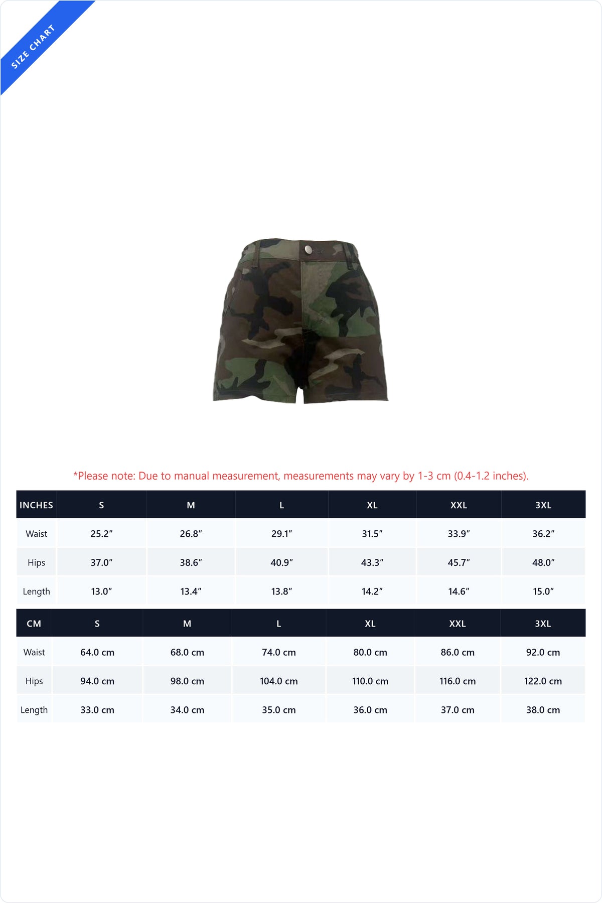 Camo High Waist Raw Hem Cutoff Shorts