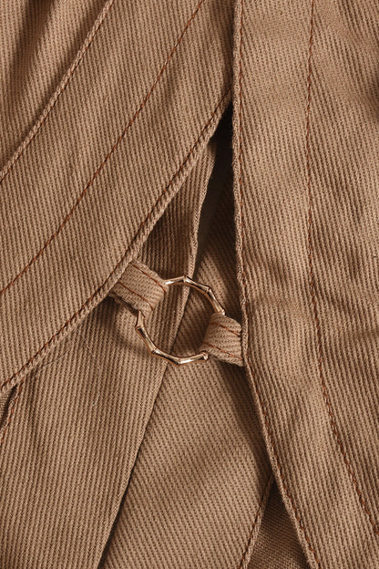 Midriff Crop Top Jacket