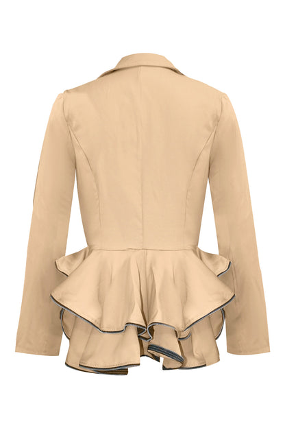 Double-Breasted Blazer Coat