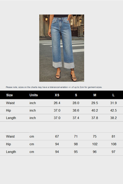 Women's Blue Ankle Jeans