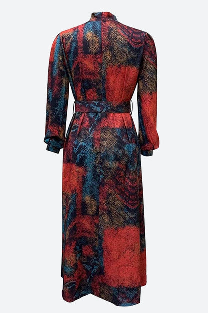 Printed Evening Party Dress