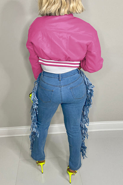 Varsity Faux Jacket
