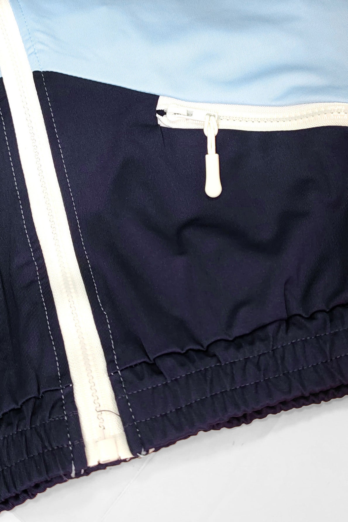 Colorblock Zip Front Hoodie and Pants Set
