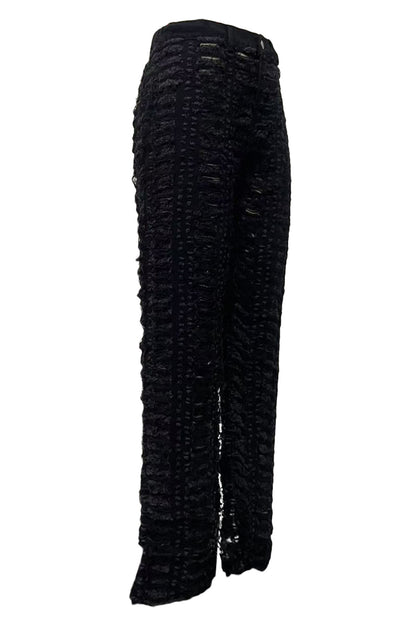 Relaxed Over Distressed Jeans