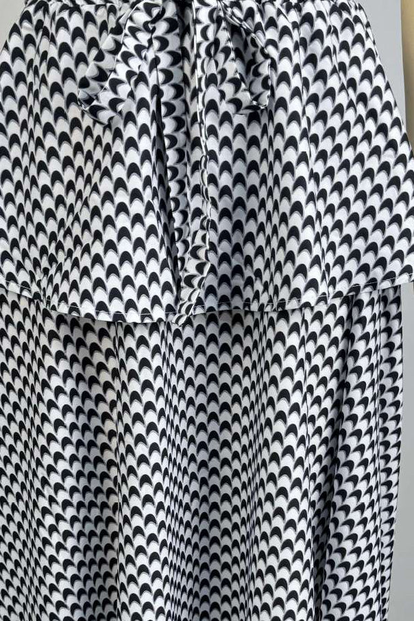Layered Asymmetrical Handkerchief Skirt