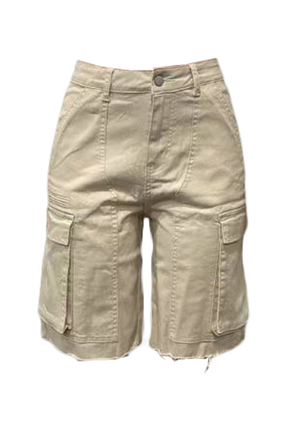 Cargo Denim Shorts
