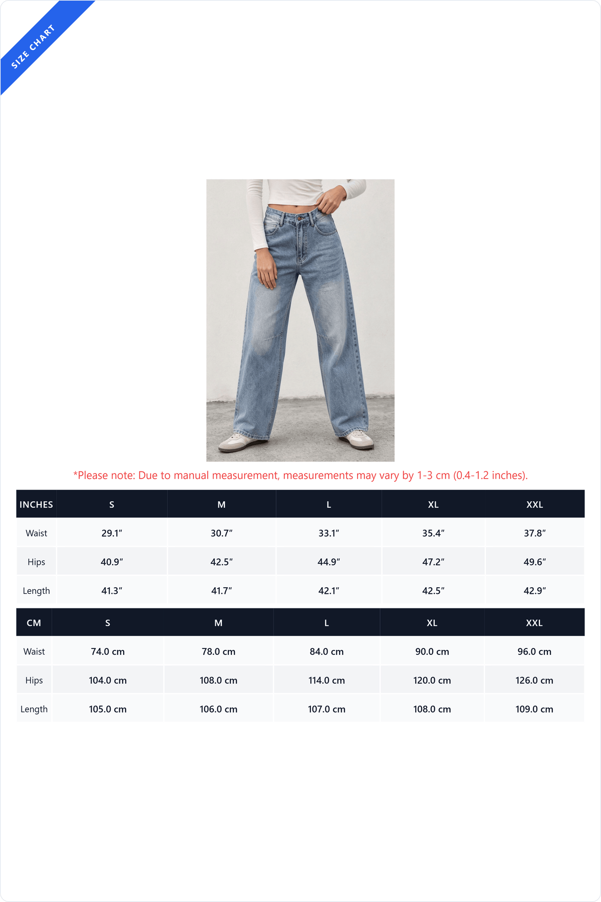 Non-Stretch Paneled Straight Leg Jeans