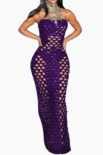 Circular Cutouts Bodycon Dresses