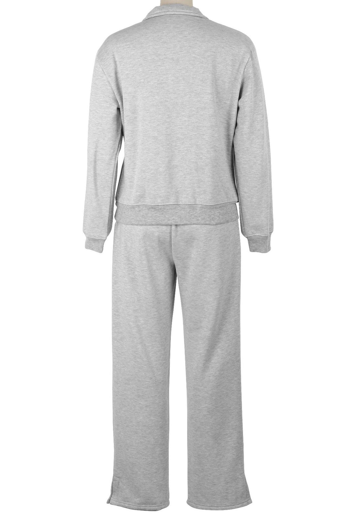 Fleece Lined Loose Fit Two-Piece Tracksuit