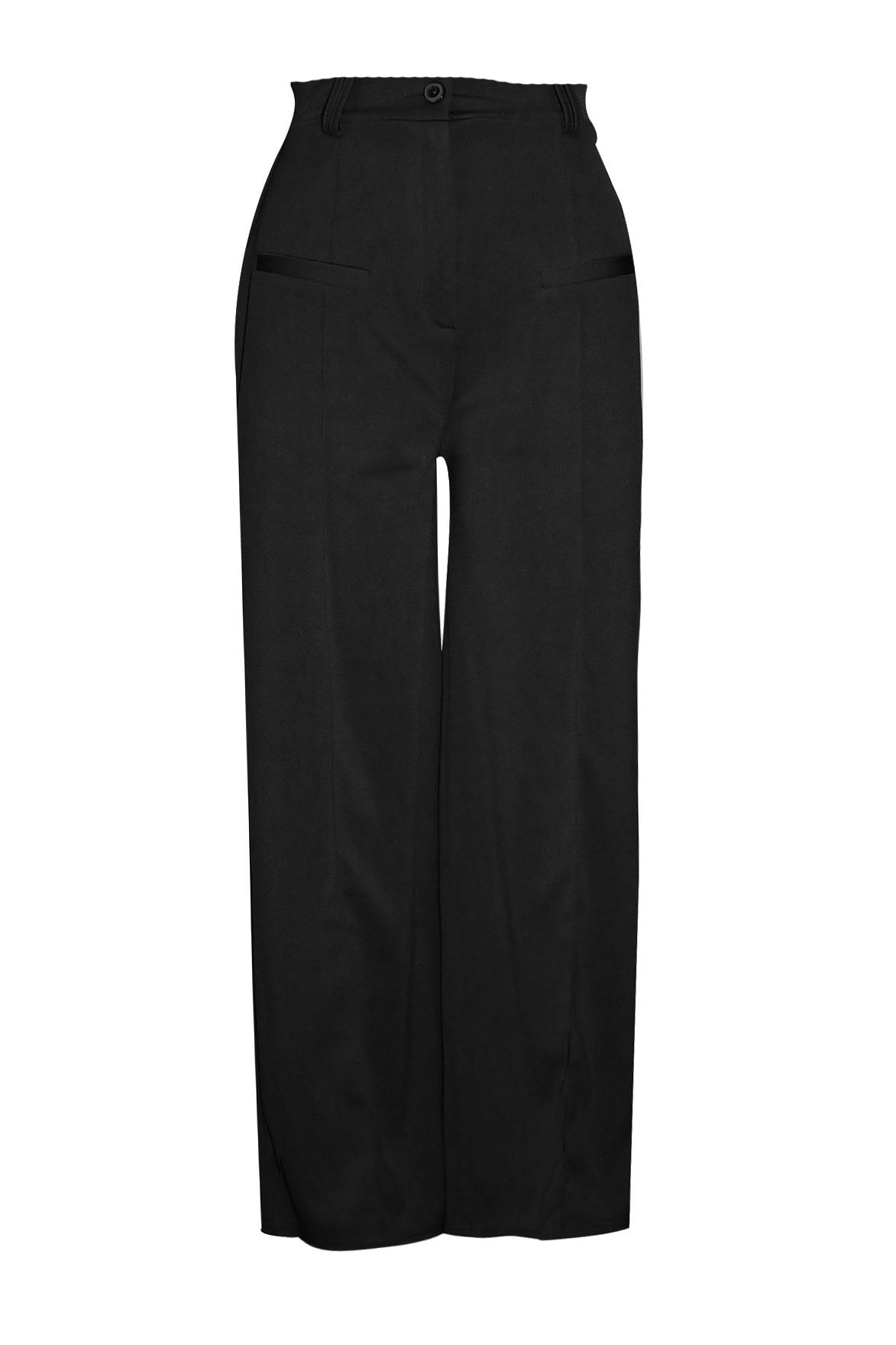 Casual Solid Color Loose Wide-Leg Pants