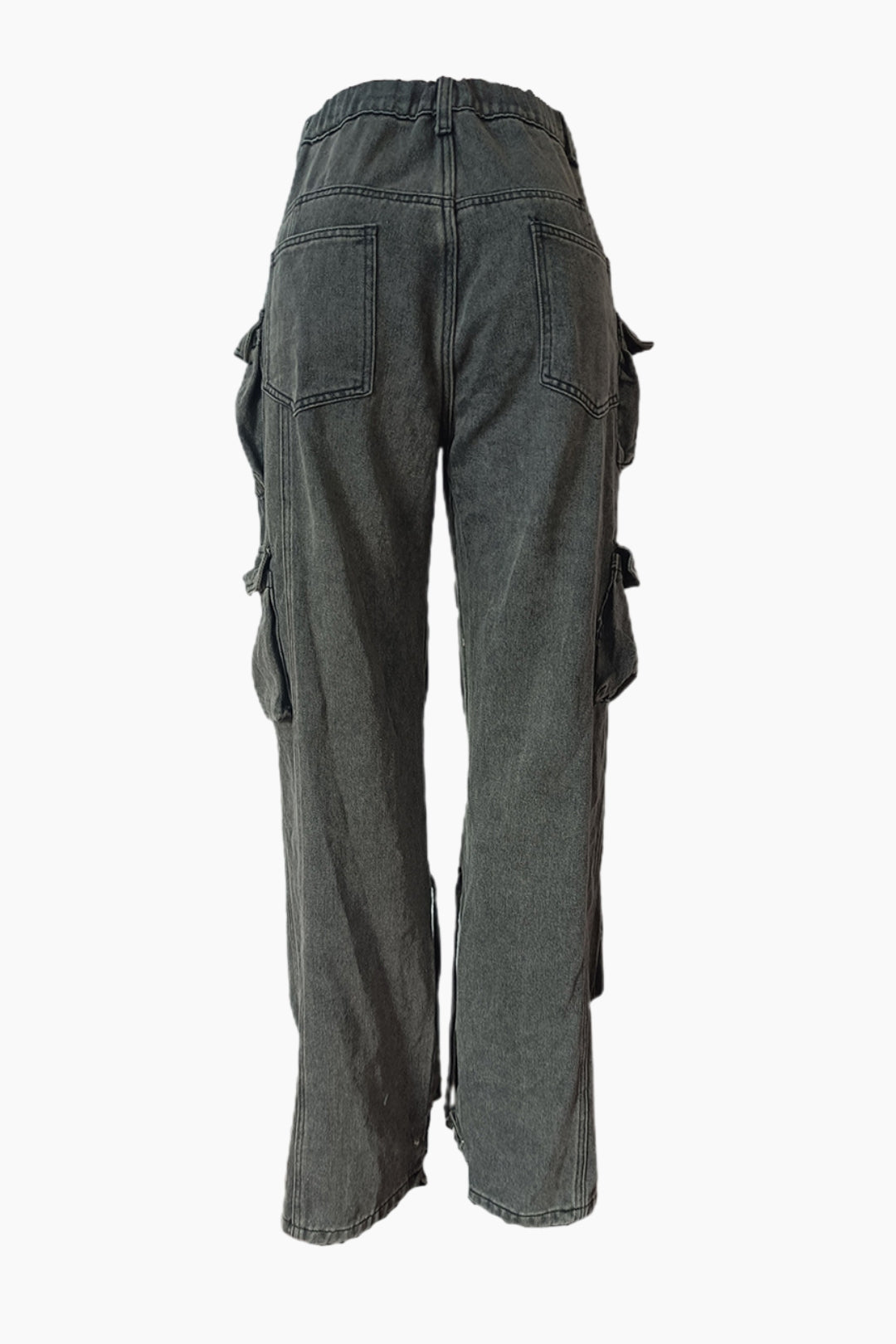 Ripped Wide-leg Jeans
