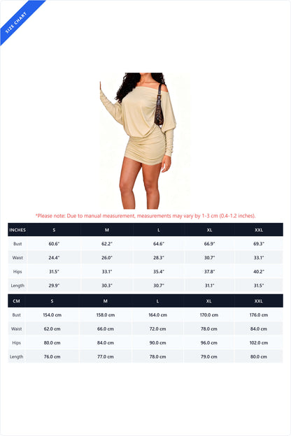 Off-Shoulder Draped Ruched Mini Dress