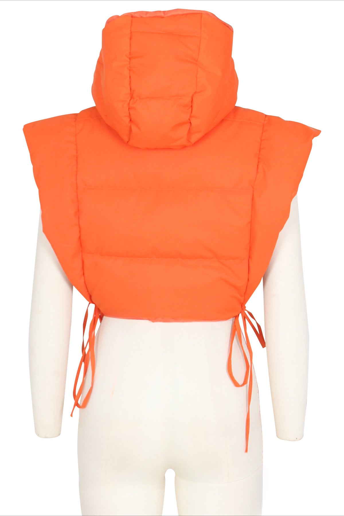 Self Tie Puffer Vest